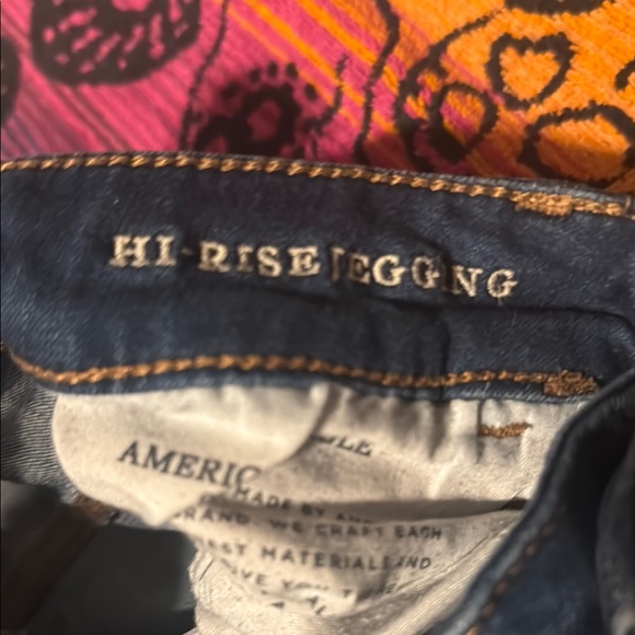 American Eagle Outfitters Blue Skinny Jeans with Distressed Details - Picture 5 of 5